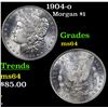Image 1 : 1904-o Morgan Dollar $1 Grades Choice Unc