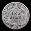 Image 3 : 1910-d Barber Dime 10c Grades f+