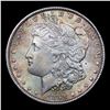 Image 2 : 1889-p Colorfully Toned Morgan Dollar $1 Grades Choice Unc