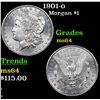 Image 1 : 1901-o Morgan Dollar $1 Grades Choice Unc
