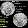 Image 1 : 1884-o Morgan Dollar $1 Grades Choice+ Unc