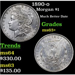 1890-o Morgan Dollar $1 Grades Select+ Unc