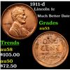 Image 1 : 1911-d Lincoln Cent 1c Grades Select AU