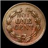 Image 3 : 1863 Not One Cent F-196/355 R-3 Civil War Token 1c Grades Choice AU