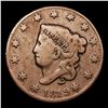 Image 2 : 1819 N-4 R3 Coronet Head Large Cent 1c Grades f, fine