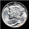 Image 2 : 1941-p Mercury Dime 10c Grades Choice Unc