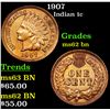 Image 1 : 1907 Indian Cent 1c Grades Select Unc BN