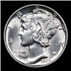 Image 2 : 1936-p Mercury Dime 10c Grades GEM Unc