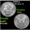 Image 1 : 1898-p Morgan Dollar $1 Grades Select Unc