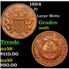 Image 1 : 1864 Two Cent Piece 2c Grades Choice AU