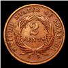 Image 3 : 1864 Two Cent Piece 2c Grades Choice AU