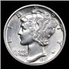 Image 2 : 1931-p Mercury Dime 10c Grades Choice AU/BU Slider