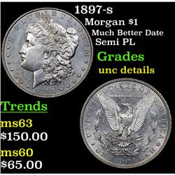 1897-s Morgan Dollar $1 Grades Unc Details