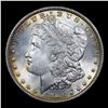 Image 2 : 1887-p Colorfully Toned Morgan Dollar $1 Grades Choice+ Unc