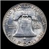 Image 3 : 1955-p Franklin Half Dollar 50c Grades Select Unc+ FBL