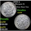 Image 1 : 1921-s Morgan Dollar $1 Grades Choice AU/BU Slider