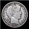 Image 2 : 1910-p Barber Half Dollars 50c Grades vg+