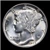 Image 2 : 1945-p Mercury Dime 10c Grades Choice+ Unc