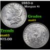 Image 1 : 1883-o Morgan Dollar $1 Grades Select Unc