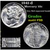 Image 1 : 1941-d Mercury Dime 10c Grades Select Unc FSB