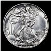 Image 2 : 1943-p Walking Liberty Half Dollar 50c Grades Select+ Unc