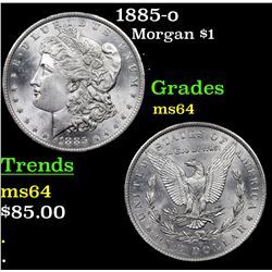 1885-o Morgan Dollar $1 Grades Choice Unc