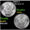 Image 1 : 1885-o Morgan Dollar $1 Grades Choice Unc