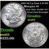 Image 1 : 1887/18-7-p Vam 4 I3 R5 Morgan Dollar $1 Grades GEM Unc