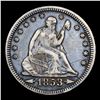 Image 2 : 1853-p Arrows & Rays Seated Liberty Quarter 25c Grades xf
