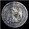 Image 3 : 1853-p Arrows & Rays Seated Liberty Quarter 25c Grades xf