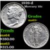 Image 1 : 1926-d Mercury Dime 10c Grades Select+ Unc