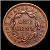 Image 3 : 1838 N-2 Coronet Head Large Cent 1c Grades Choice AU/BU Slider+