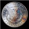 Image 3 : 1883-cc Colorfully Toned /cc vam 5A I3 R5 Morgan Dollar $1 Grades Select+ Unc
