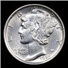 Image 2 : 1920-p Mercury Dime 10c Grades Select Unc FSB