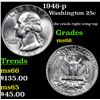 Image 1 : 1946-p Washington Quarter 25c Grades GEM+ Unc