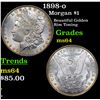 Image 1 : 1898-o Morgan Dollar $1 Grades Choice Unc