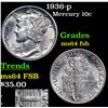Image 1 : 1936-p Mercury Dime 10c Grades Choice Unc FSB