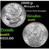 Image 1 : 1900-p Morgan Dollar $1 Grades GEM Unc
