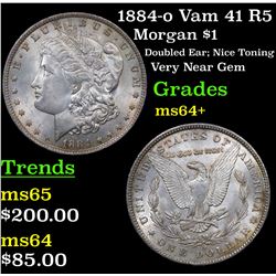 1884-o Vam 41 R5 Morgan Dollar $1 Grades Choice+ Unc