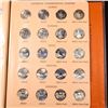 Image 8 : Near Complete Washington State Quarter Book 1999-2003 99 coins Grades