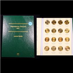 Starter Presidential Dollar Book 2007-2010 16 coins Grades