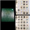 Image 1 : Partial Washington state Quarter Book 1999-2003 68 coins Grades