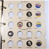 Image 3 : Partial Washington state Quarter Book 1999-2003 68 coins Grades