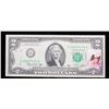 Image 2 : 1976 $2 Federal Reserve Note 1st Day of Issue, with Stamp Gem++ CU