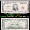 Image 1 : 1963 $5 Red Seal Untied States Note xf+
