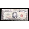 Image 2 : 1963 $5 Red Seal Untied States Note xf+