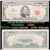 Image 1 : 1963 $5 Red Seal Untied States Note xf+