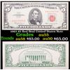 Image 1 : 1963 $5 Red Seal Untied States Note Choice AU