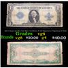 Image 1 : 1923 $1 large size Blue Seal Silver Certificate, Fr-237 Signatures of Speelman & White vg, very good