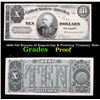 Image 1 : Proof 1890 $10 Bureau of Engraving & Printing Treasury Note Proof